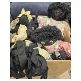Large lot of dolls