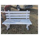 48" wooden park bench