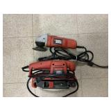 Grinder and belt sander