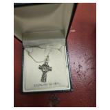 Stirling necklace and other assorted jewelry