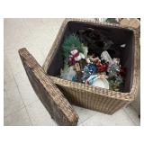 Wicker Box & Contents