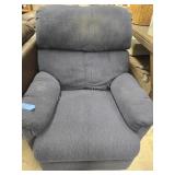 Cloth rocking recliner, as is