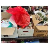 3 boxes Christmas items