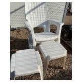 Plastic rocker and stand