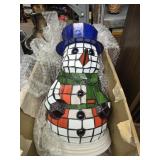 Lighted snowman