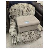 Chair and ottoman