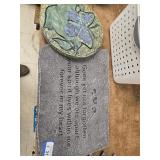 Stepping stones and wall hangers