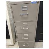 Metal filing cabinet