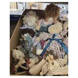 Box of dolls