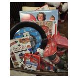 Assortment of Coca Cola items