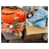 2 boxes holiday decor