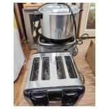 Toaster, fryer and cooker