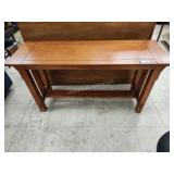 Hall table 50in long x 27in tall