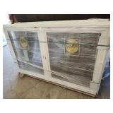 Pella window 71.5 x 41.5 note damage to corner