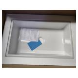 Elkay 30in fireclay farmhouse sink white