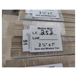 Metrie MDF door and window trim 252 LF
