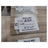 Metrie MDF door and window trim 252 LF