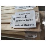 8 Arauco pine split door jambs