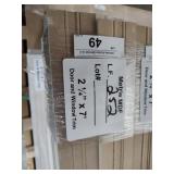 Metrie MDF door and window trim 252 LF