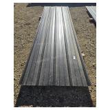 Approximately 26 rib steel panels