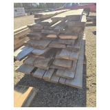 Rough sawn lumber, assorted sizes