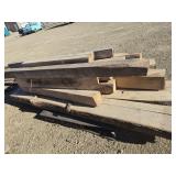 Rough saw lumber, assorted sizes