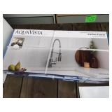 Aqua Vista pull down kitchen faucet chrome