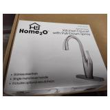 Home2O single handle faucet stainless steel