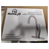 Home2O single handle faucet stainless steel
