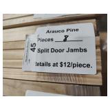 8 Arauco pine split door jambs