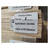 8 Arauco pine split door jambs