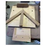 Assortment of wood jigs for table saw