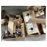 2 Boxes Wood Craft Patterns & Other