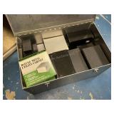 Metal Chest Full of Cases