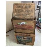 3 Wood Crates