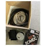 Assorted wire and hardware