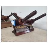 Wood and brass plane