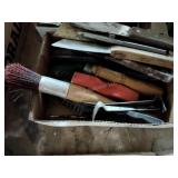 Scrapers and brushes