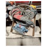 2 finish sanders and drill