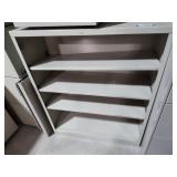 Metal office shelf 35in w x 41in t x 13in d