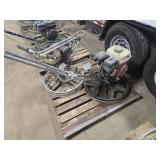 Model F24/4 floating gas trowel