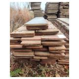 Pallet of concrete forms assorted widths 8ft