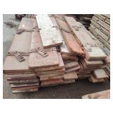 Pallet of concrete forms assorted widths 4ft