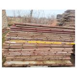 Pallet of forms assorted widths 8ft