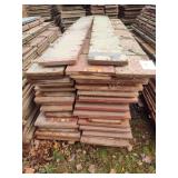 Pallet of concrete forms assorted widths 8ft