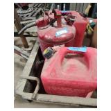 3 gas cans