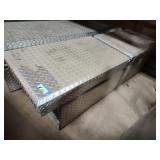 Aluminum truck box split on corner