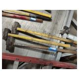 3 sledgehammers