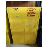 Flammable storage cabinet 43in w x 66in t x 18in d