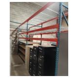 Pallet racking 2 sections 16ft9in L 48in D 10ft T